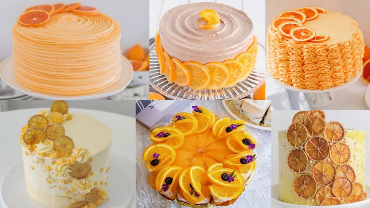 Orange cake decorating ideas
