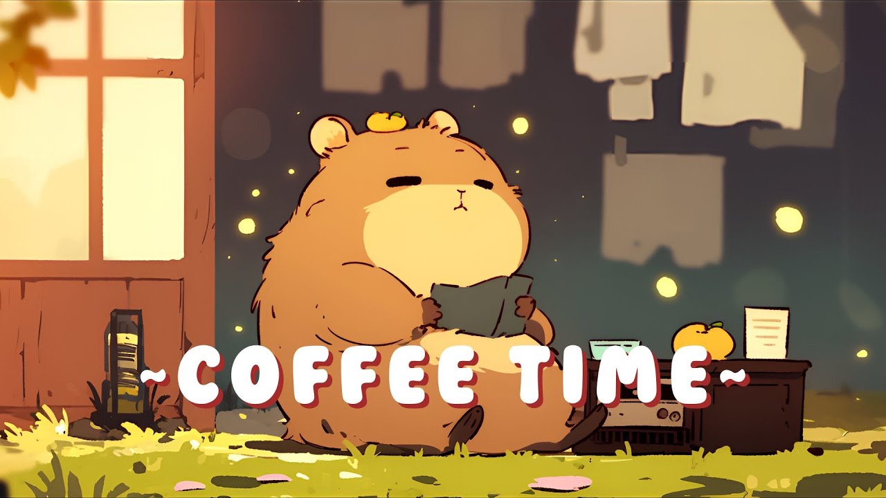 Capybara Music Corner | Peaceful Beats for Studying & Relaxing 🎵 💫