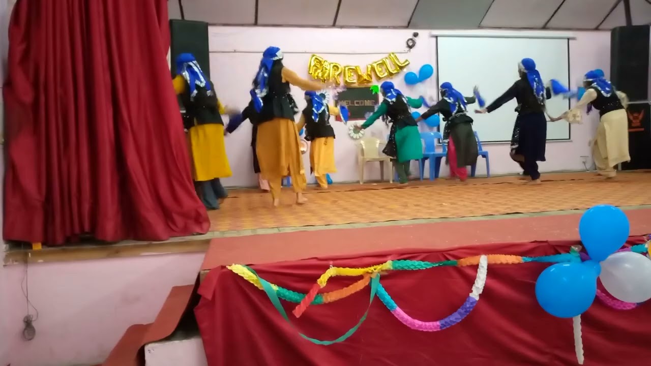 nati performed by the girls of  government polytechnical women kandaghat