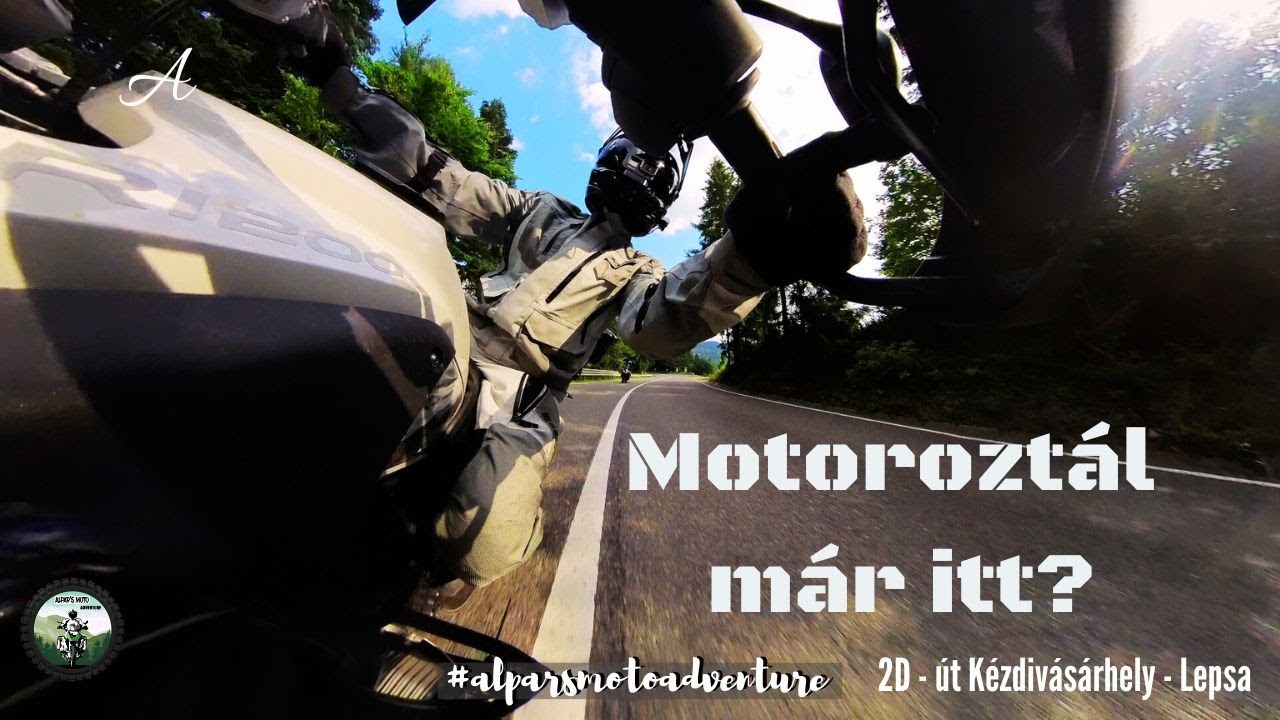 Motoroztál már itt? Kézdivásárhely - Lepsa 2D út #alparsmotoadventure