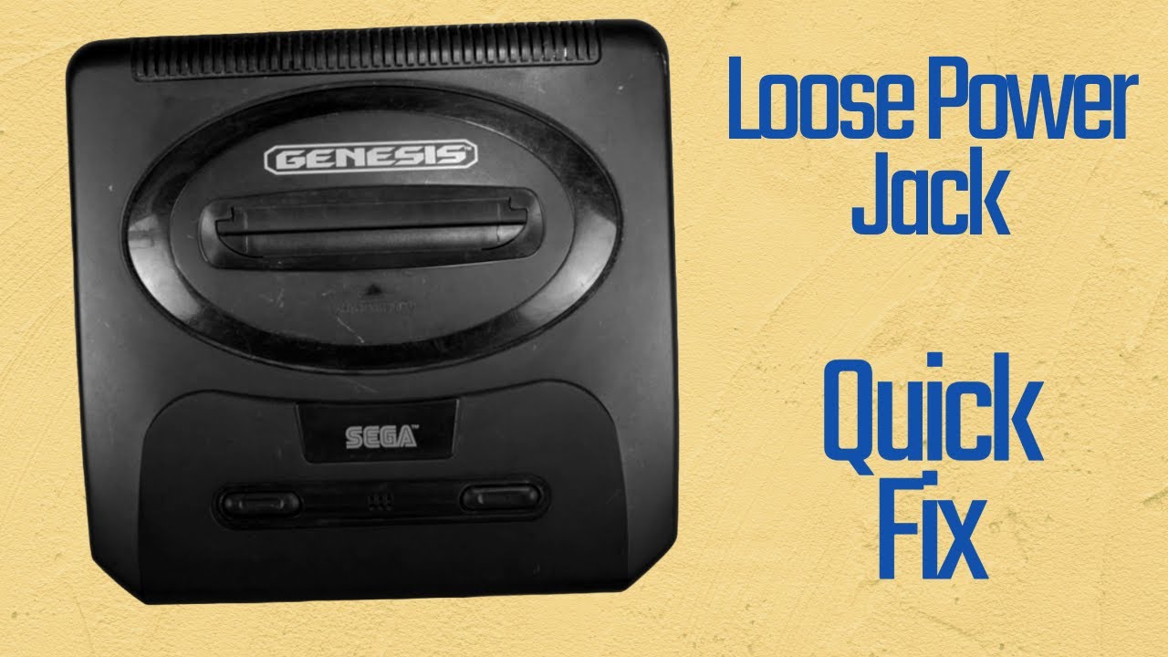 Как починить расшатанную розетку на найденной мной в отпуске приставке Sega Genesis Model 2!