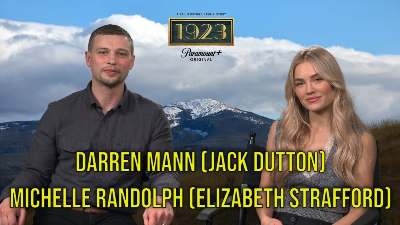 Darren Mann (Jack Dutton) & Michelle Randolph (Elizabeth Strafford) talk 1923 Season 2