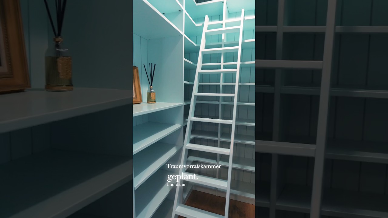 What do you think of the finished pantry? 🤗