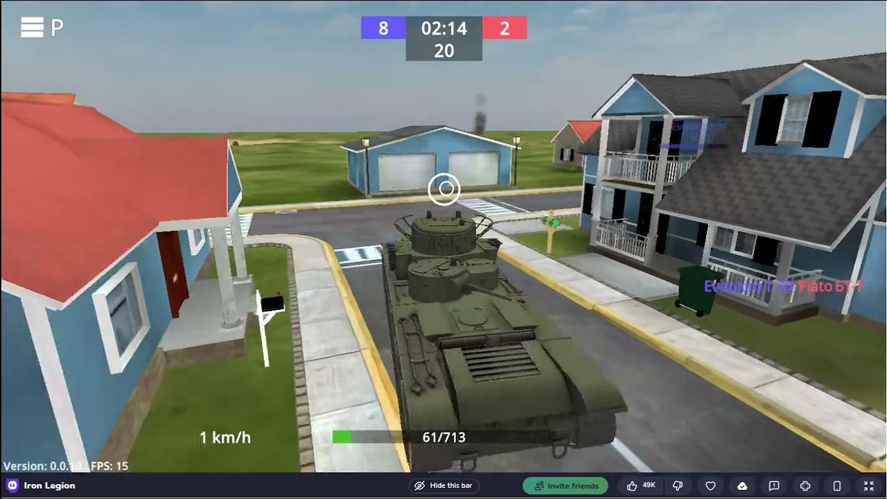 playing Iron Legion on crazy games