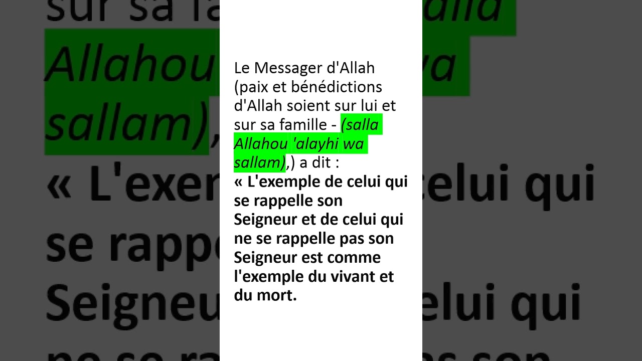 est comme l'exemple du vivant et du mort 