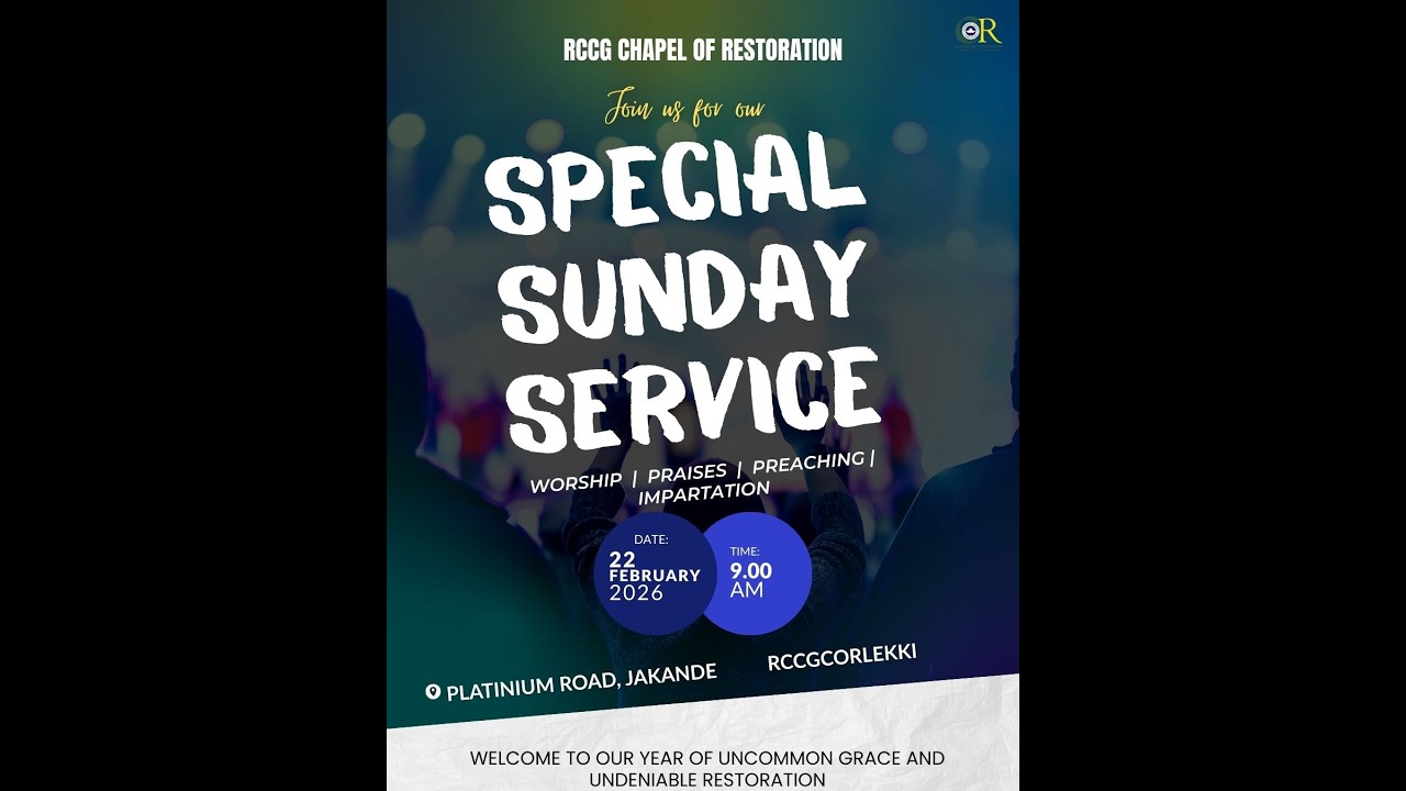 SPECIAL SUNDAY SERVICE || OUR MONTH OF BUILDING ALTARS || 22/2/26