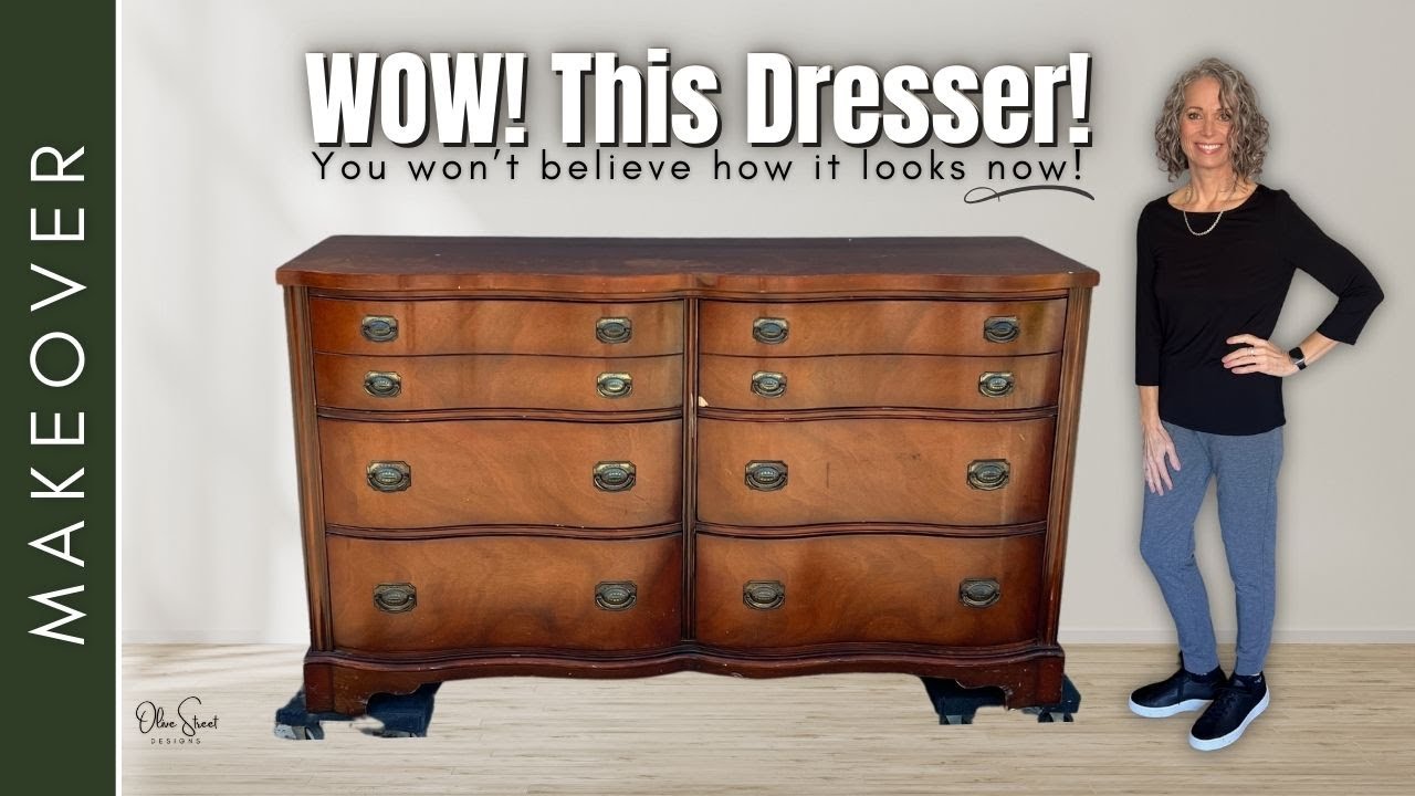 From Forgotten Garage Dresser to a Showstopping Beauty!