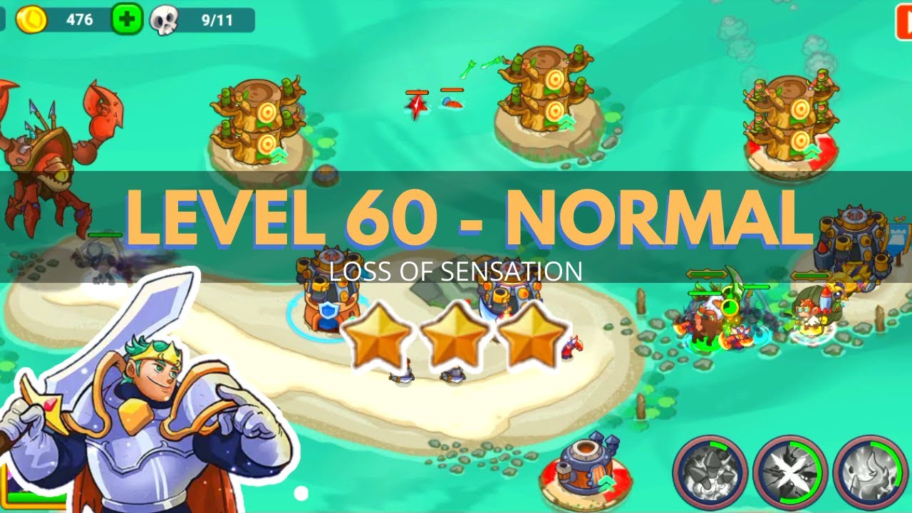 King of Defense 2: Level 60 NORMAL / LOSS OF SENSATION / GAMEPLAY GUIDE