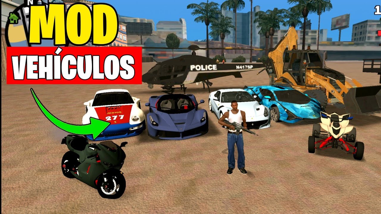 🔥 Pack de Vehículos ÉPICOS para GTA San Andreas | Sin TXD Tool ni DFF 🚗🏍️✈️🚤