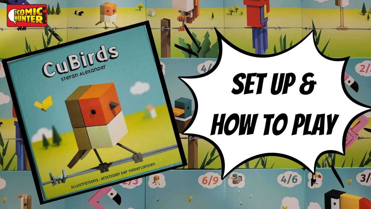 CuBirds - Set Up and How To Play [Board Game]