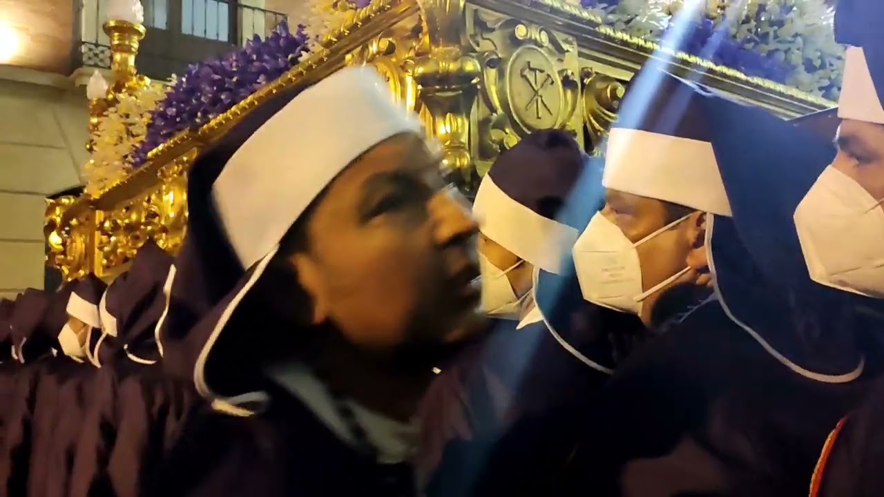 Paso Blanco Salida Cristo del Rescate, jueves Santo Lorca 2022