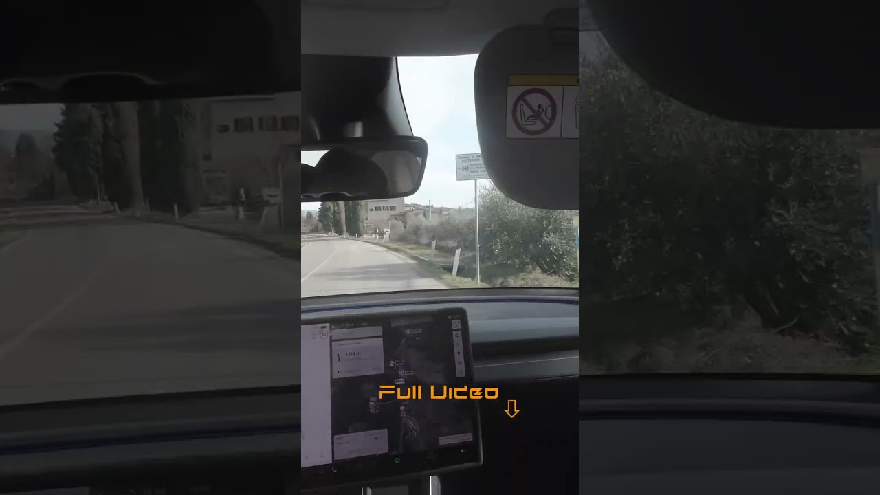 CRAZY Efficiency 85 7 Wh km ride to Impruneta with my Model Y Performance! Part 3