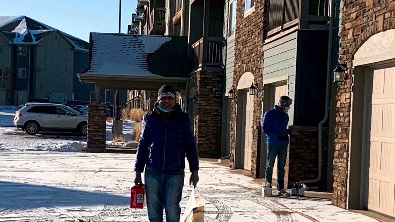 Winter In Sioux Falls, South Dakota.