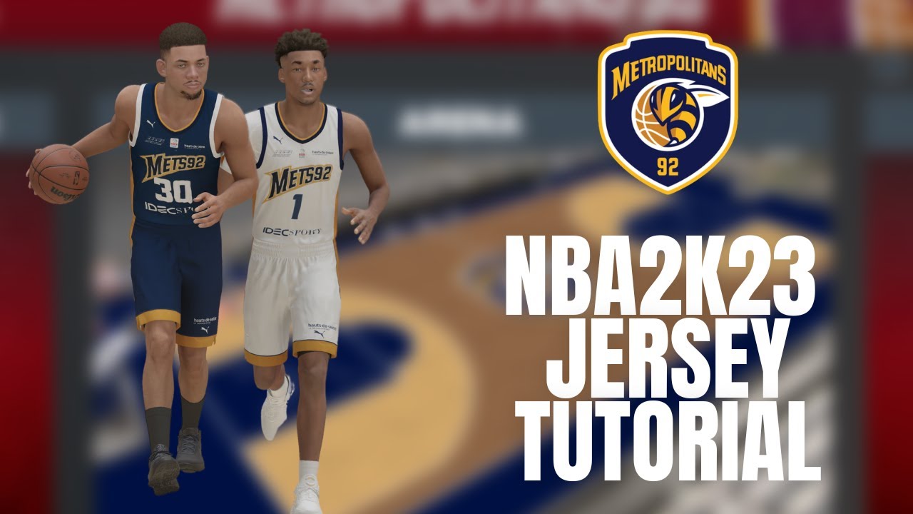 Metropolitans 92 Jersey Creator NBA2K23