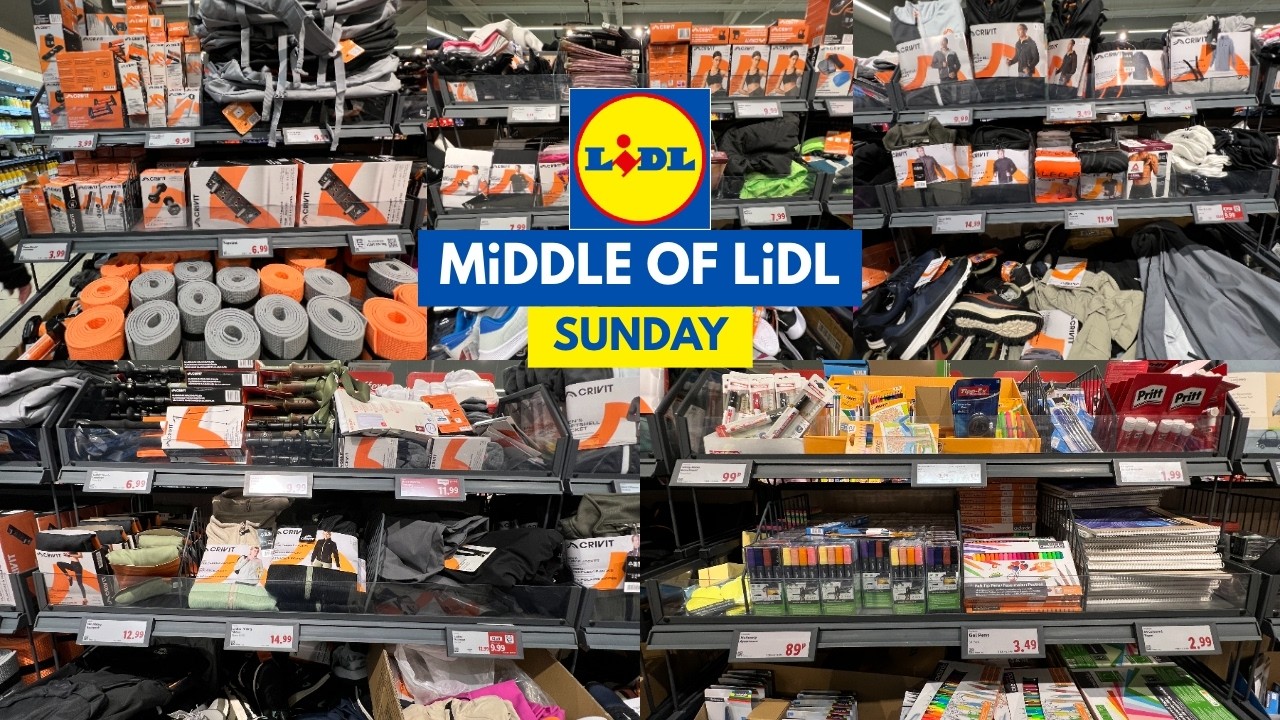 NEW IN MIDDLE OF LIDL THIS WEEK SUNDAY 22 FEB 2026 | LIDL HAUL | TRAVELANDSHOP WITH ME