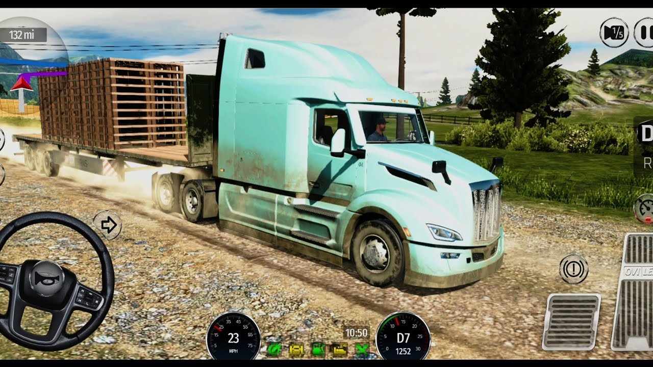 New Game  by Ovilex : Truck Simulator Drive USA: EVO Delivering Pallets✅️ ULTRA GRAPHICS Gameplay