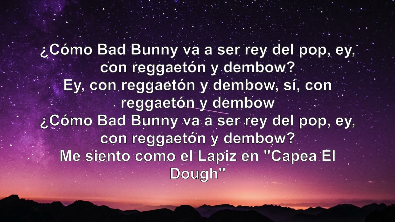 Bad Bunny &ndash; NUEVAYoL [Letra]