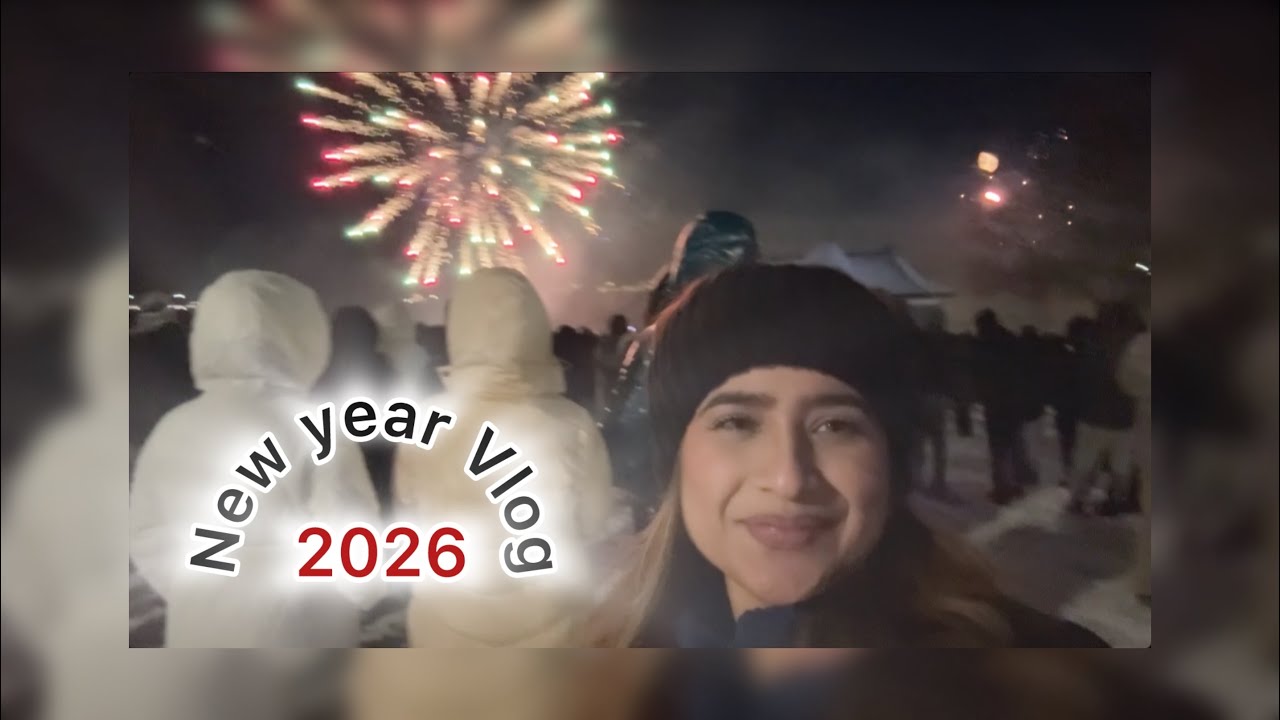 Welcoming the New Year Together |Couple travel Vlog #newyear #canadavlogger #niagarafalls #fireworks