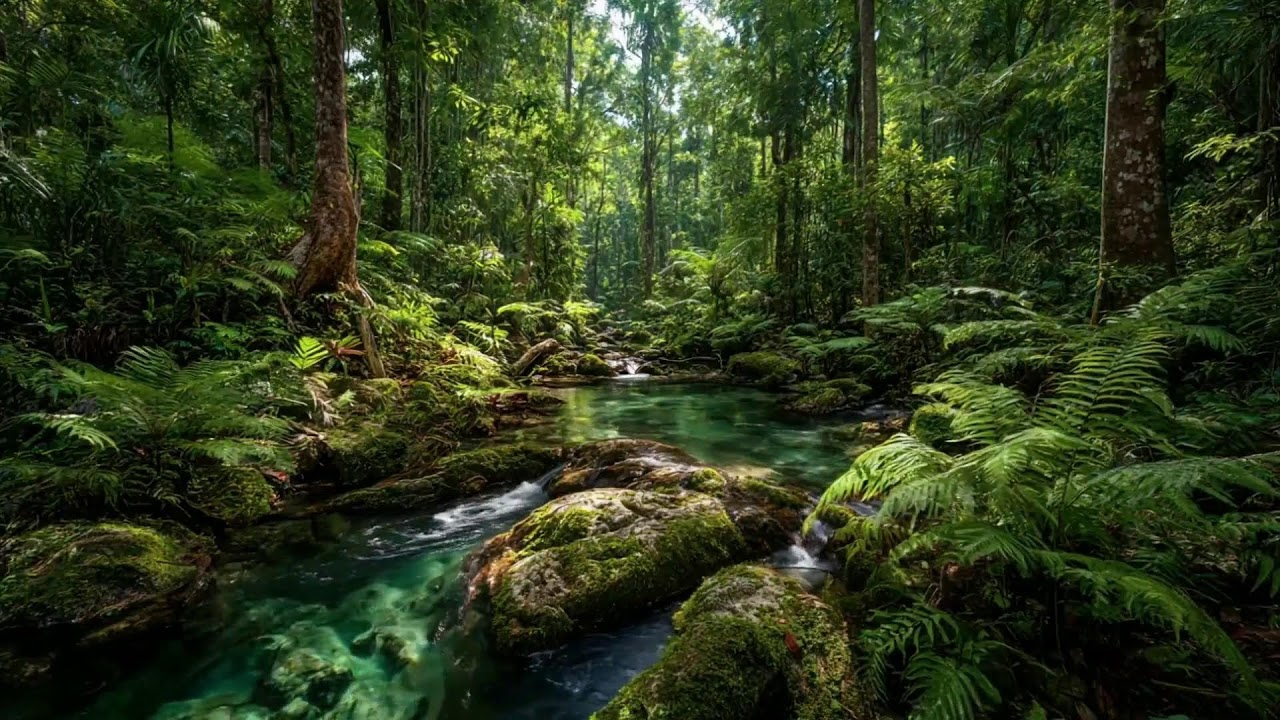 Smooth River Flow Ambience to Improve the Natural Atmosphere of Any Home or Office Space