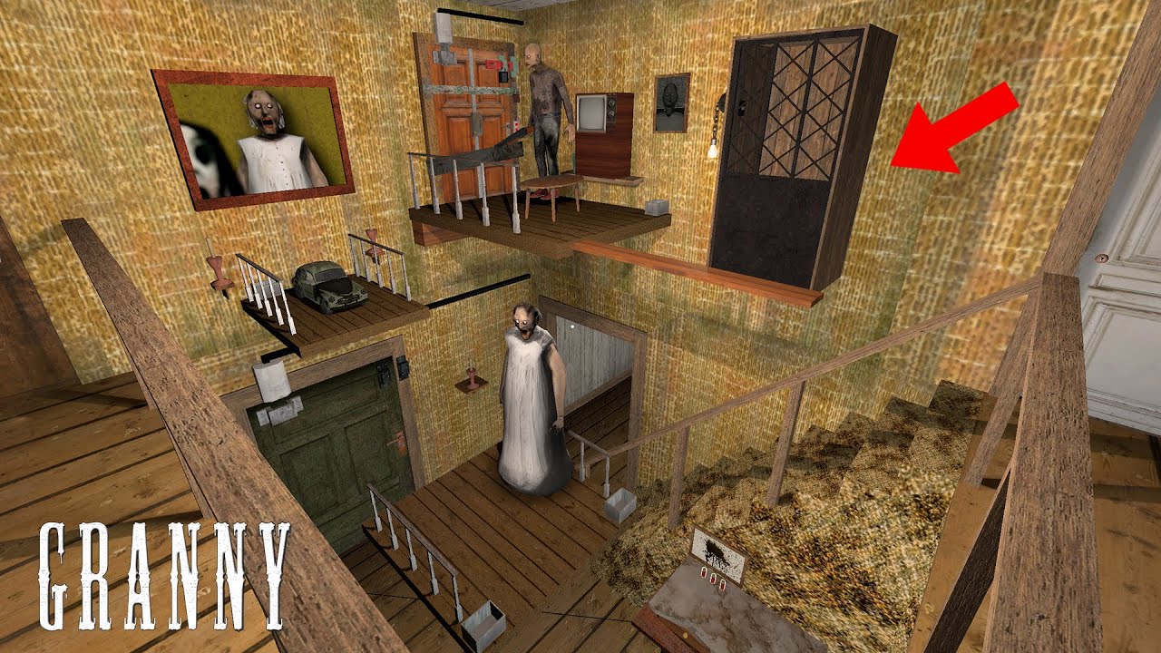 The NEW Mini Escape Door in Granny Recaptured: ULTIMATE Custom Map - Chapter Two Vibe