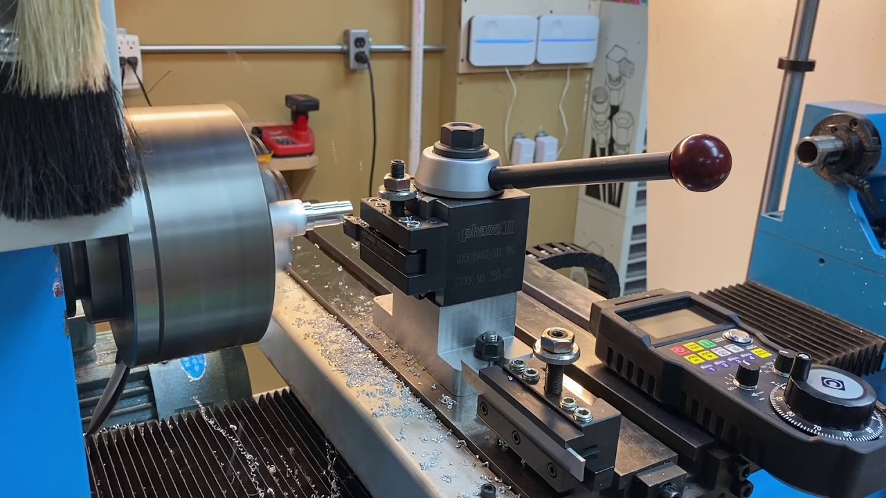 Shopmaster Mill Turn conversion and first lathe part run