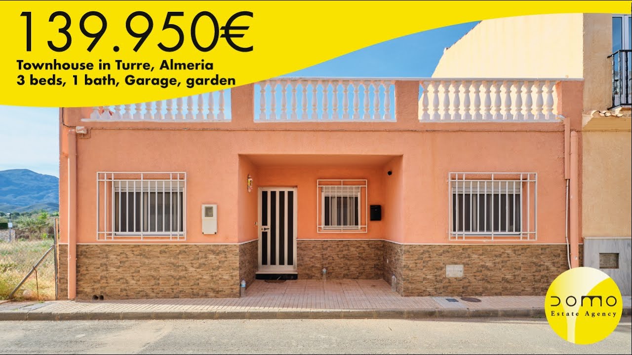 🏡 Charming Ground Floor Townhouse for Sale in 📍 Turre, Almeria, Andalucia - Southern Spain