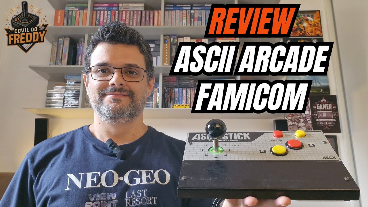 Arcade no Famicom! Review do Controle ASCII!