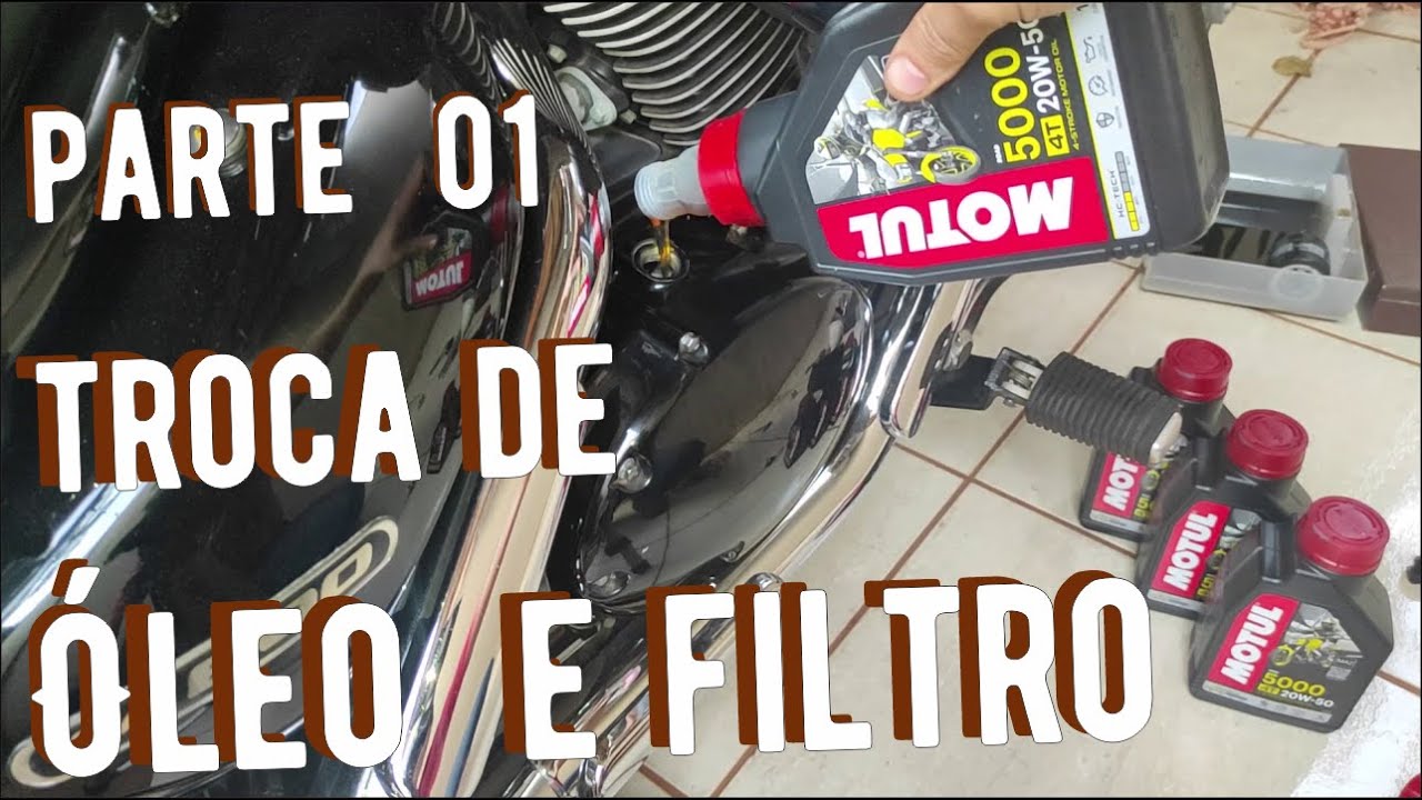 Troca de óleo Boulevard  M800  -  Parte 01