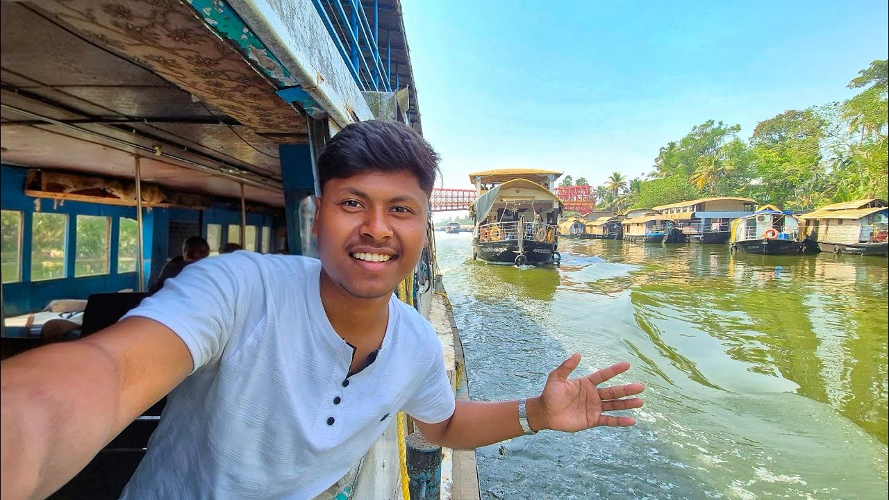 Today i Explore Alleppey Backwater 😍 It's My First Solo Trip in Kerala 😇