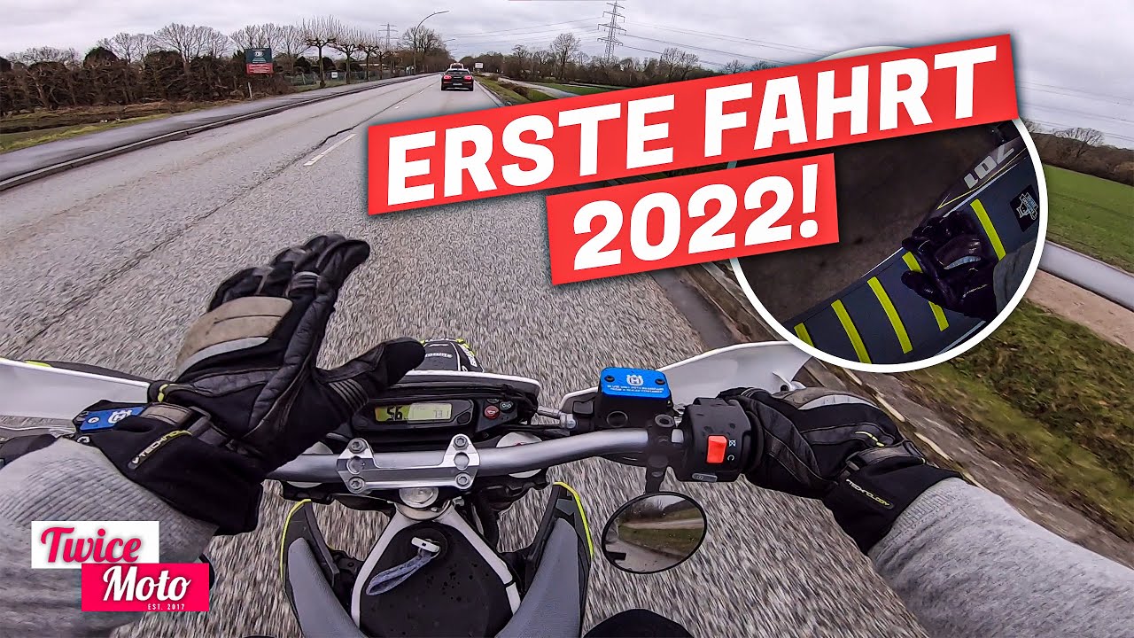 ALLERERSTE FAHRT 2022! | Husqvarna 701 | TwiceMoto