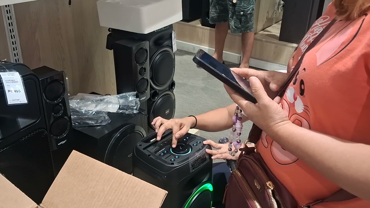 shopping ng speaker at washing 😅