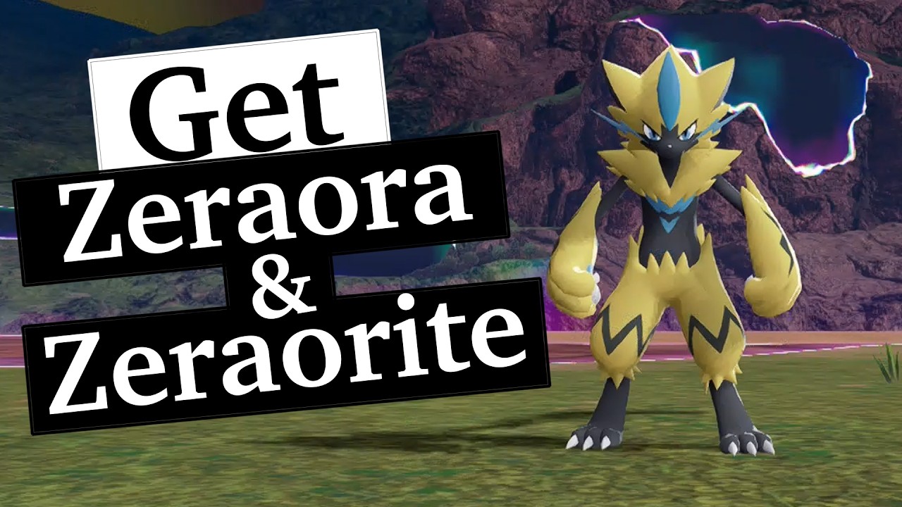 How to get Zeraora and Zeraorite. Pokemon Legends Z-A