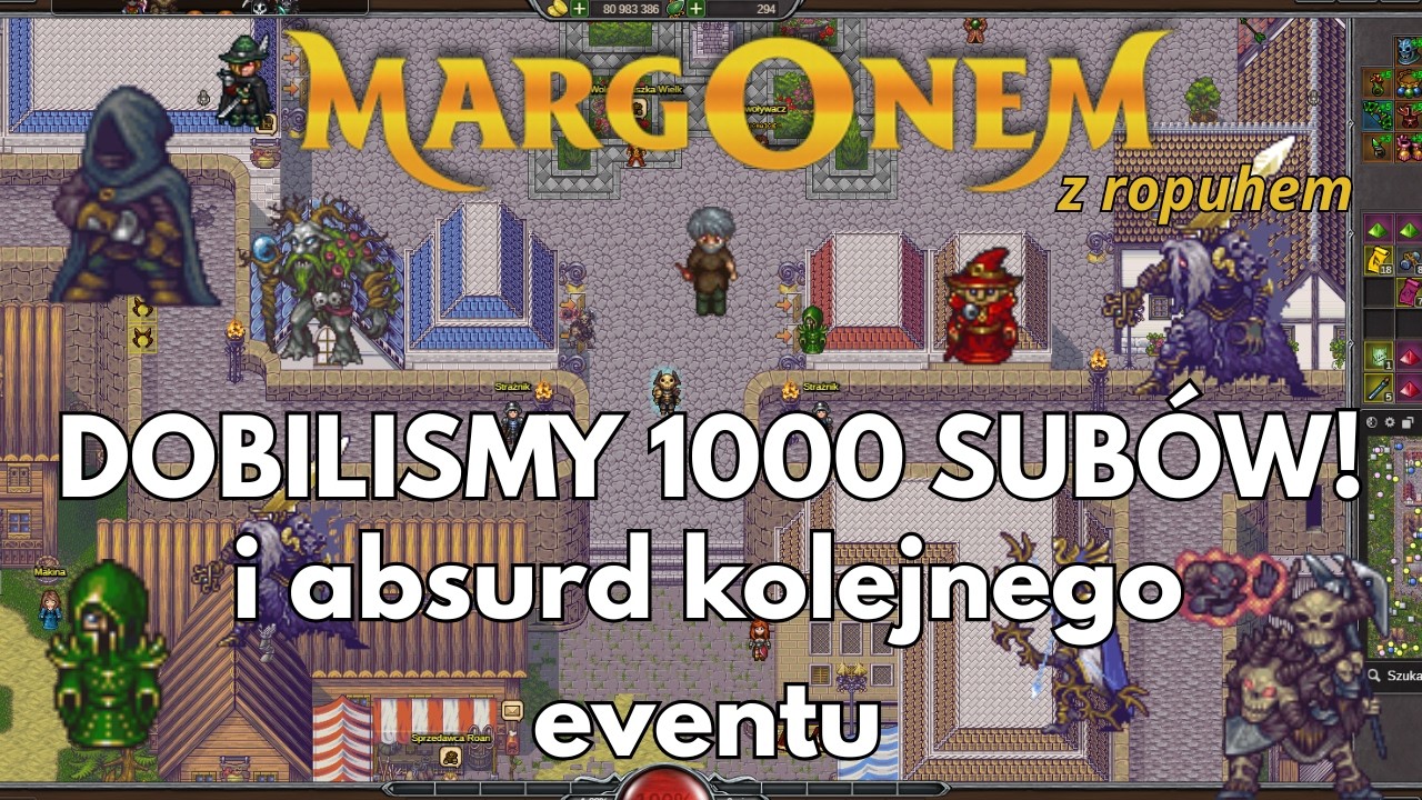 DOBILIŚMY 1000 SUBÓW! Mix herosów i absurd kolejnego eventu? I Margonem Mix Herosów