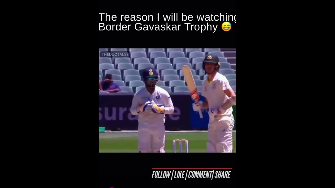 Rishab Pant Sledging Pat Cummins in Border Gavaskar Trophy 😂😂 