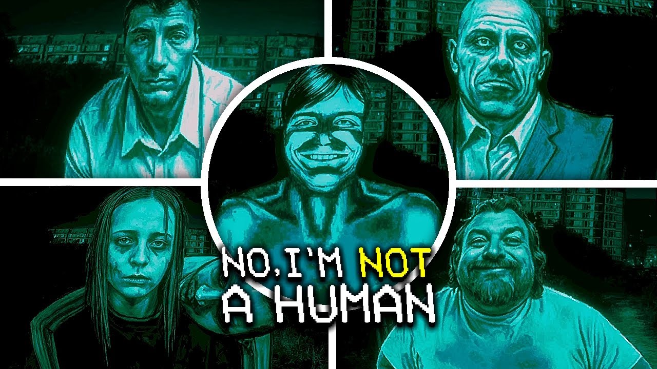 No, I'm not a Human: HD Remake - ALL Visitors & FULL GAME + Ending (Demo Showcase)