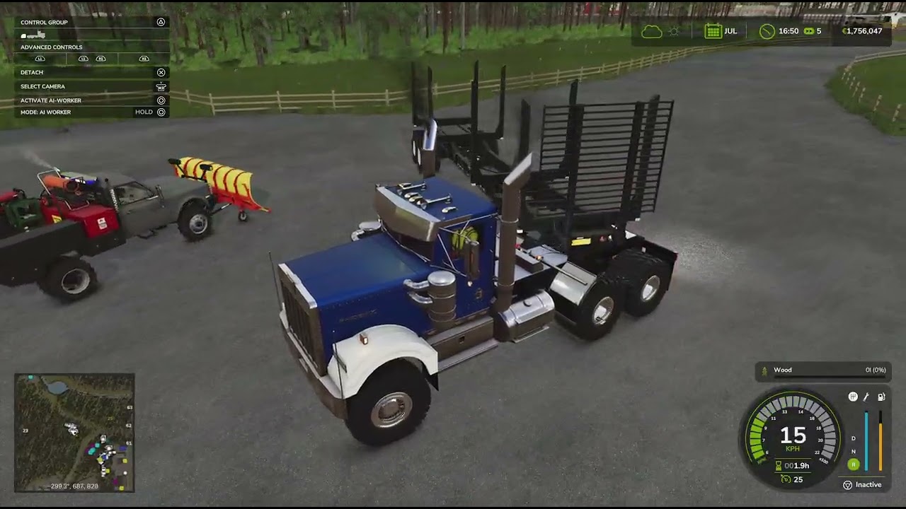 Pt.2 logging in farming simulator 25