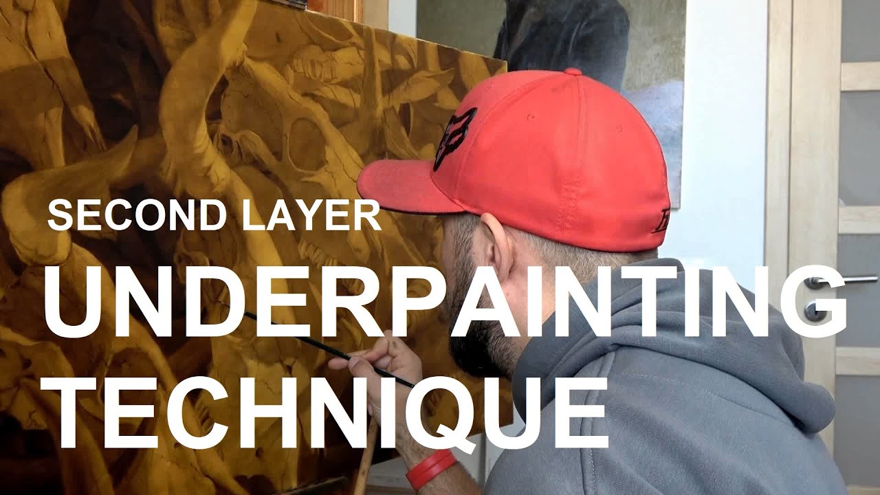 Old masters underpainting technique (Jan Van Eyck style) - Second layer