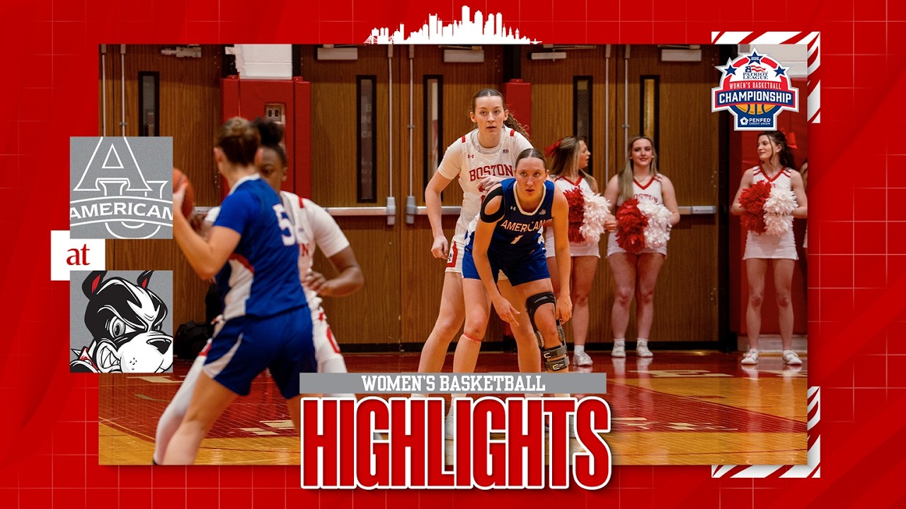 Highlights: Women's Basketball vs. American - Patriot League First Round (3/7/26)