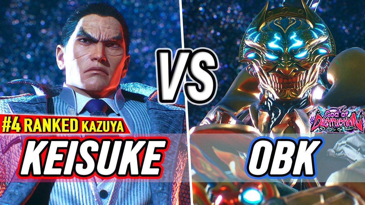 T8 🔥 Keisuke (#4 Ranked Kazuya) vs OBK (Yoshimitsu) 🔥 Tekken 8 High Level Gameplay