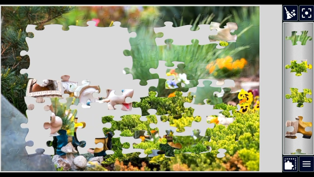 Garden Gnome with Basket 🌼🧚‍♂️  jigsaw  puzzle  🧩🧩🧩  @JigsawHub 