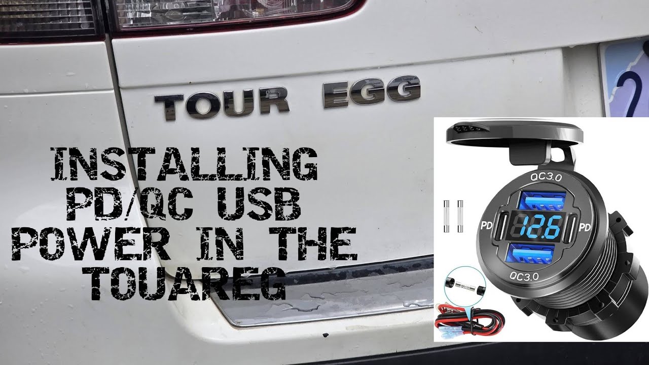 Installing USB/PD/QC charging ports on the Tour Egg