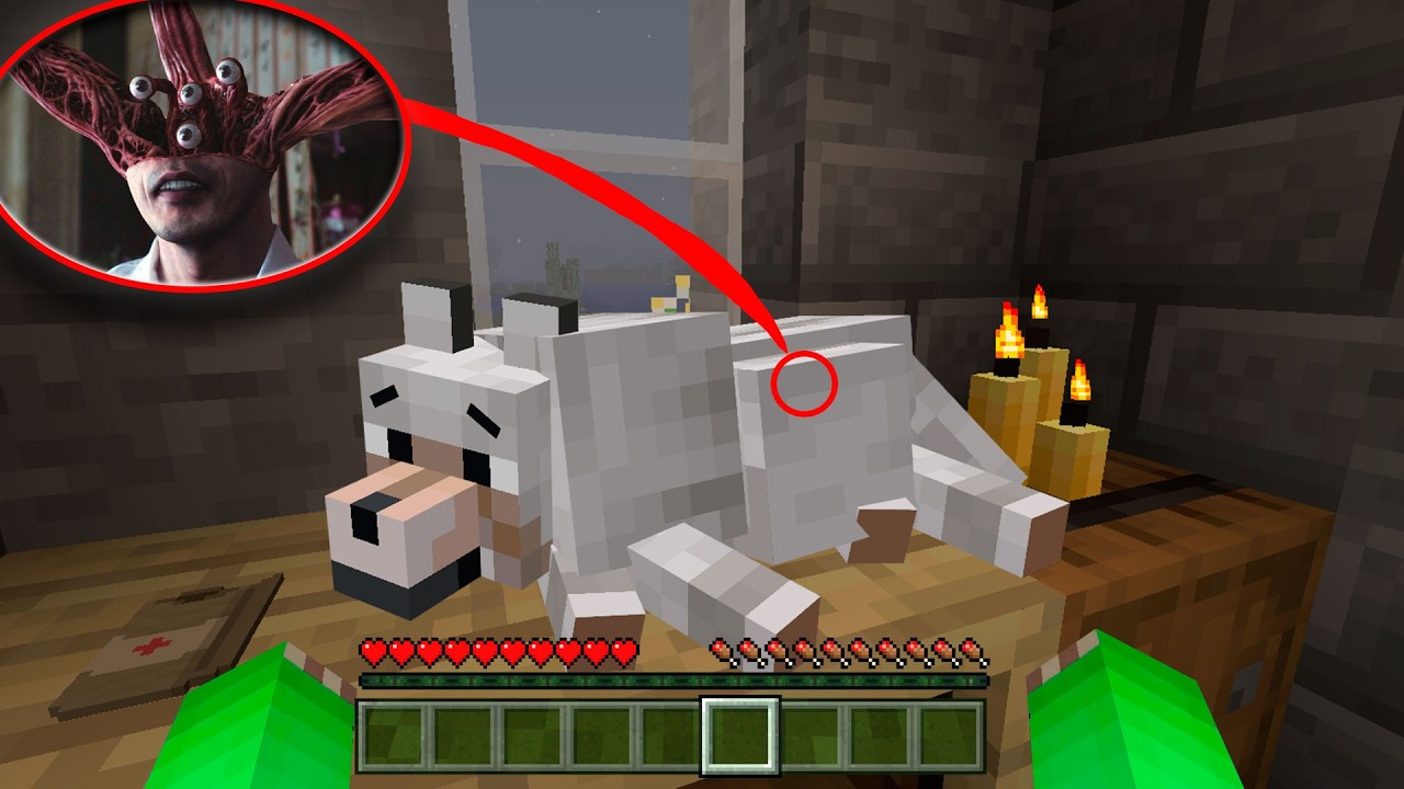 ¡Perra da a luz y luego un aldeano descubre que NO son cachorros! | CREEPYPASTA de minecraft