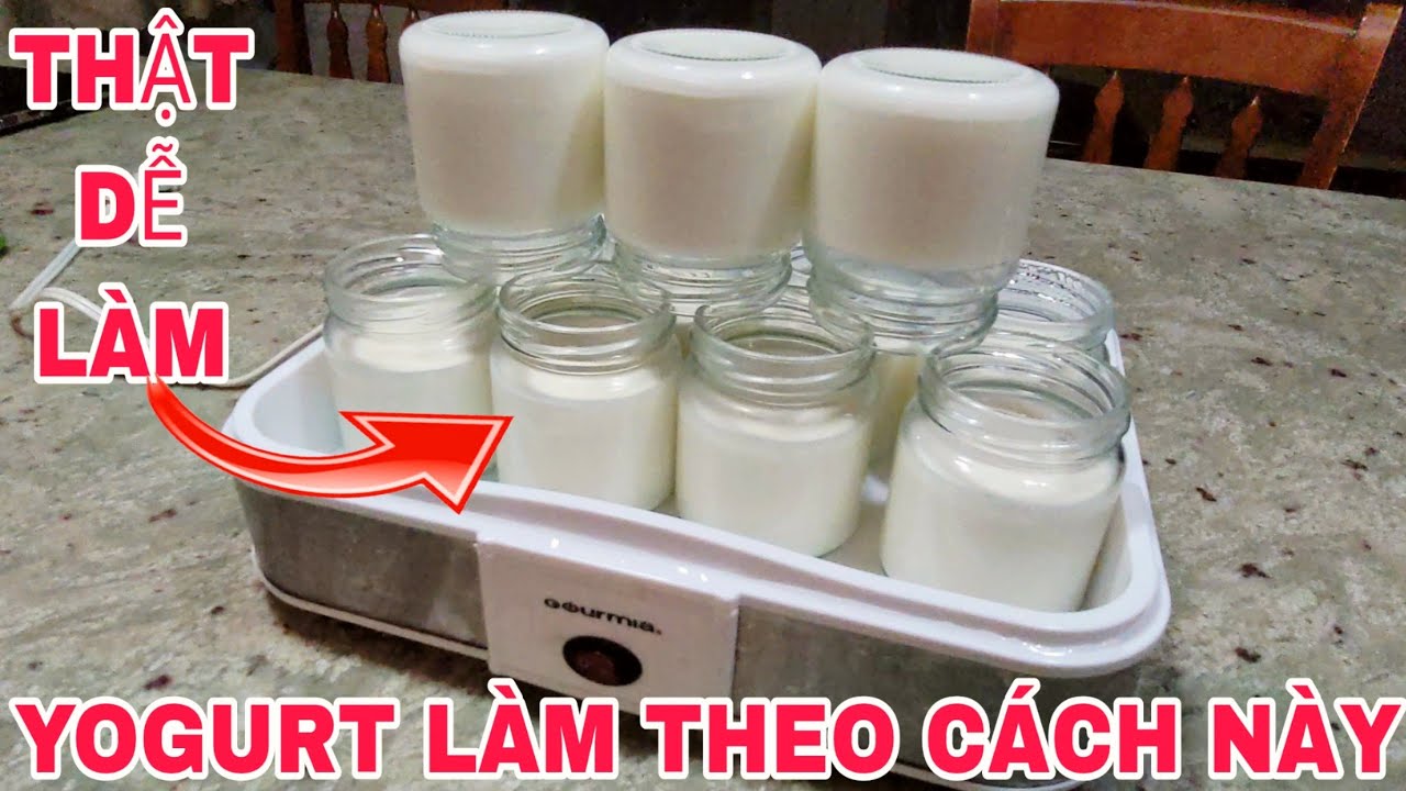 YOGURT THẬT DỄ LÀM 6 TUỔI CỦNG BIẾT LÀM ĂN LẠI NGON GEEK YOGURT