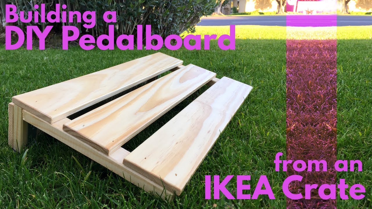 Изготовление педалборда своими руками из ящика IKEA