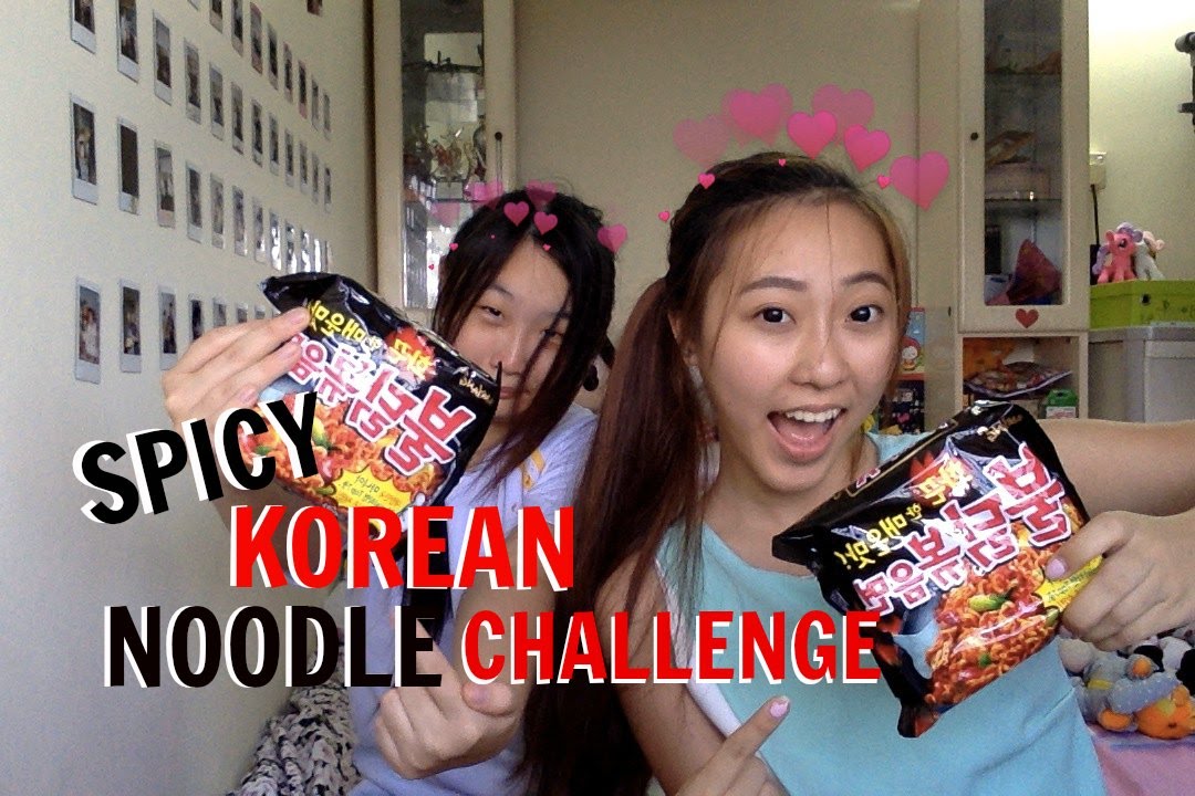 spicy korean noodle challenge (불닭 볶음면) Singapore