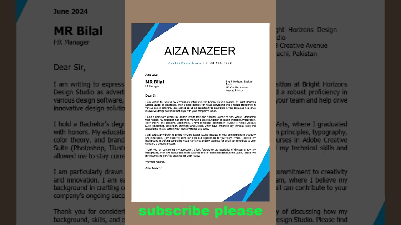 Best Cover Letter Template For Jobs in 2025!