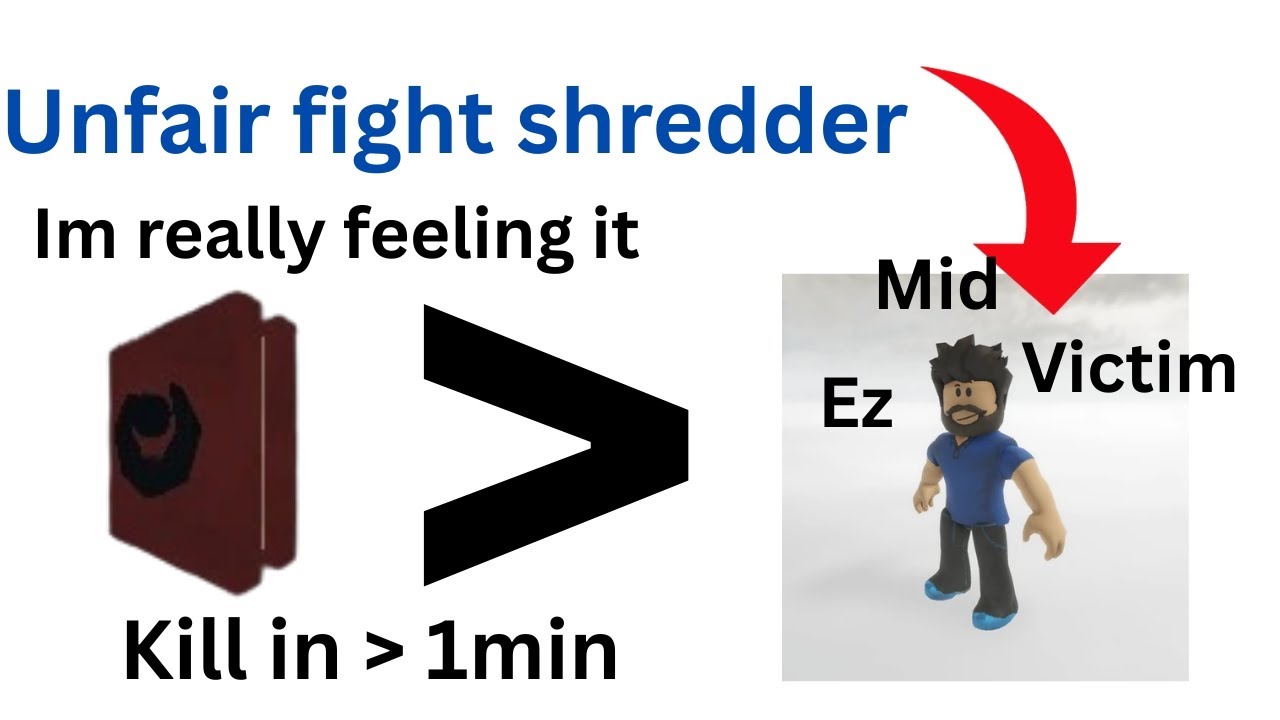 Unfair fight SHREDDER | unfair fight boss❌️ player✅️ Pilgrammed build