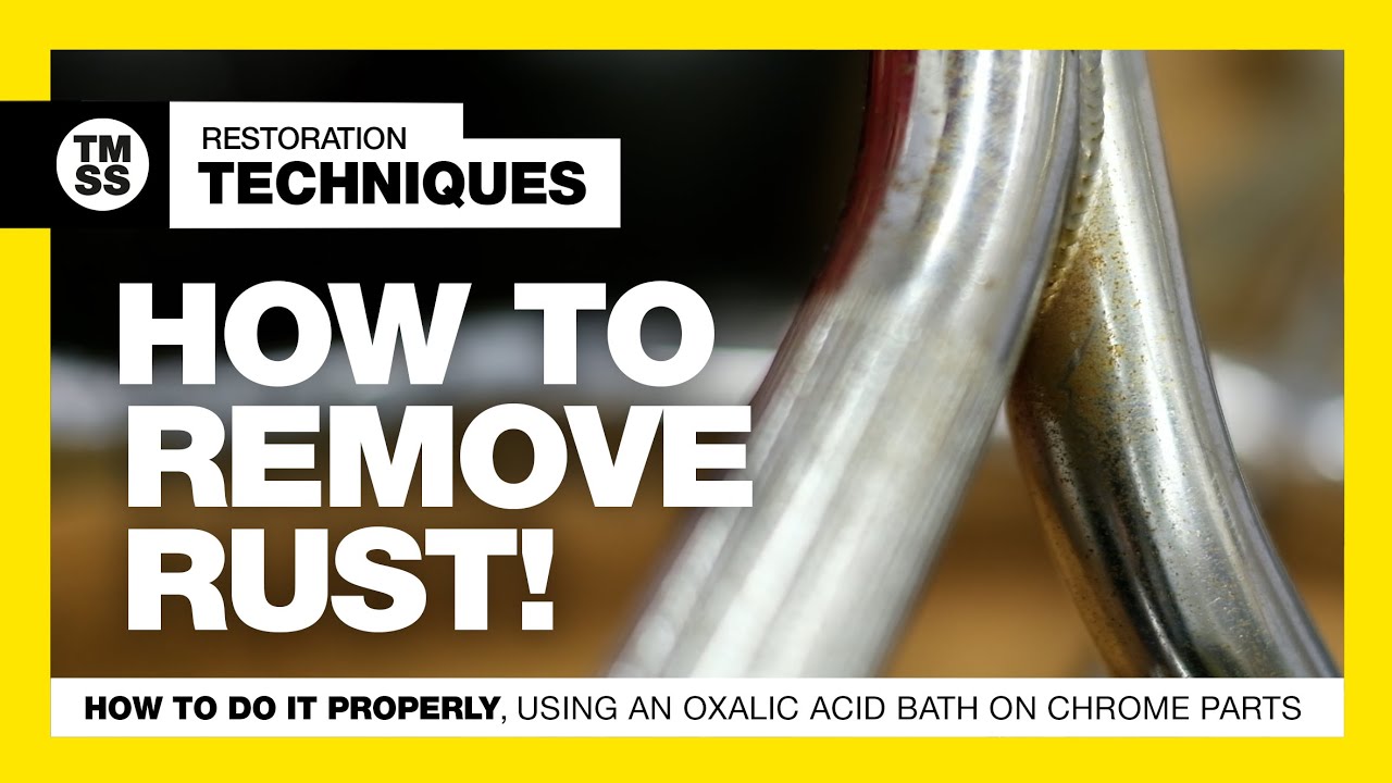 How to remove rust from chrome the proper way.