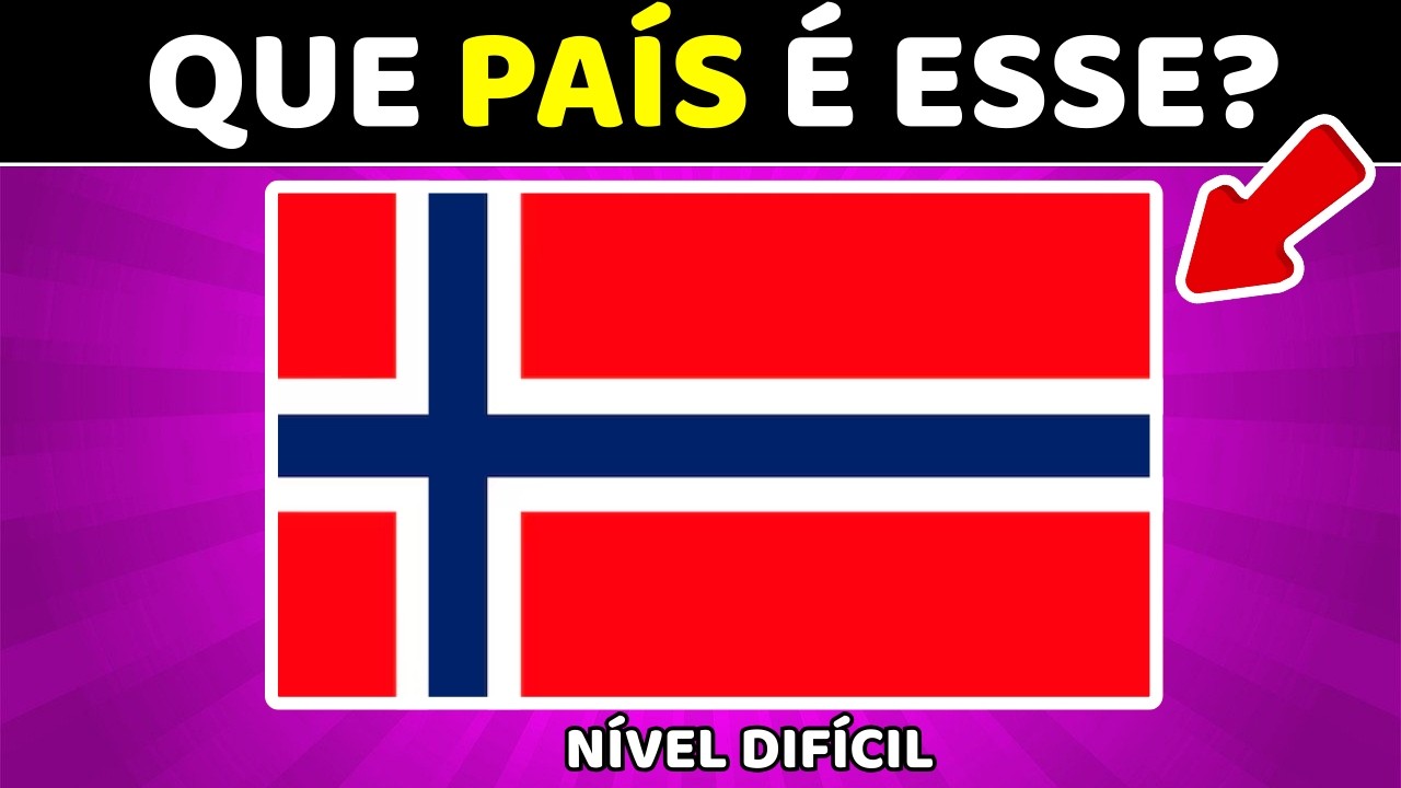 Você Nem Vai Chegar na Metade | Quiz de Bandeiras com 40 Desafios