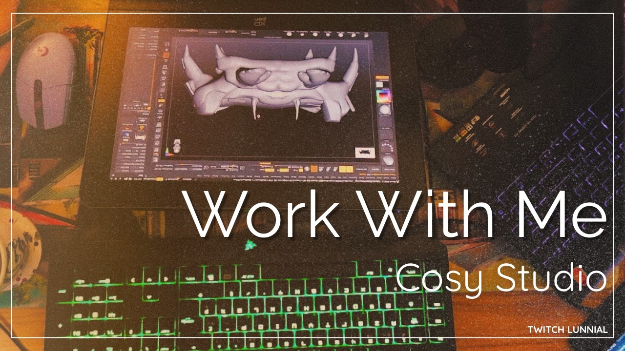 [COZY STUDIO] WORK WITH ME : Création de personnage & Focus 🪐🛰️